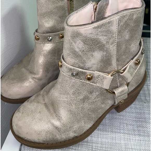 GIRLS' JESSICA SIMPSON Little Kid LAYLA HARNESS BOOTS Size 11 - Picture 4 of 6